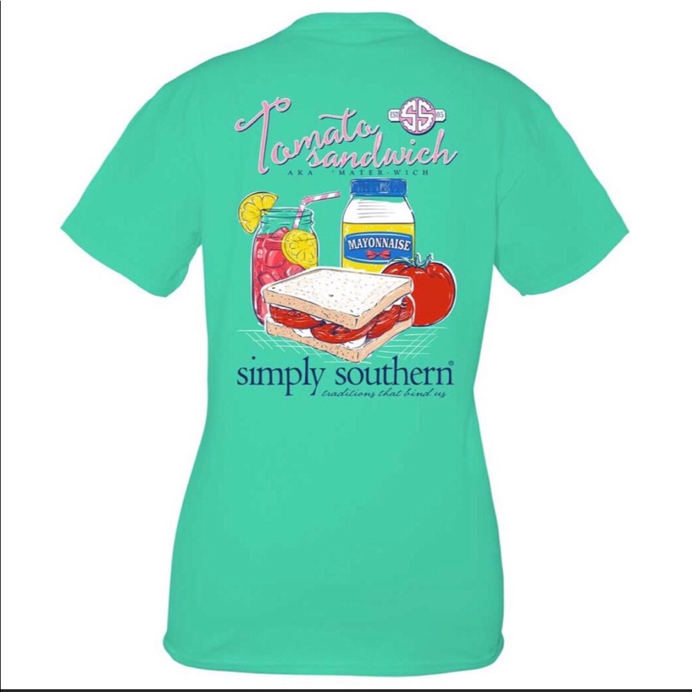 New! Simply Southern “Tomato & Mayo” T-shirt